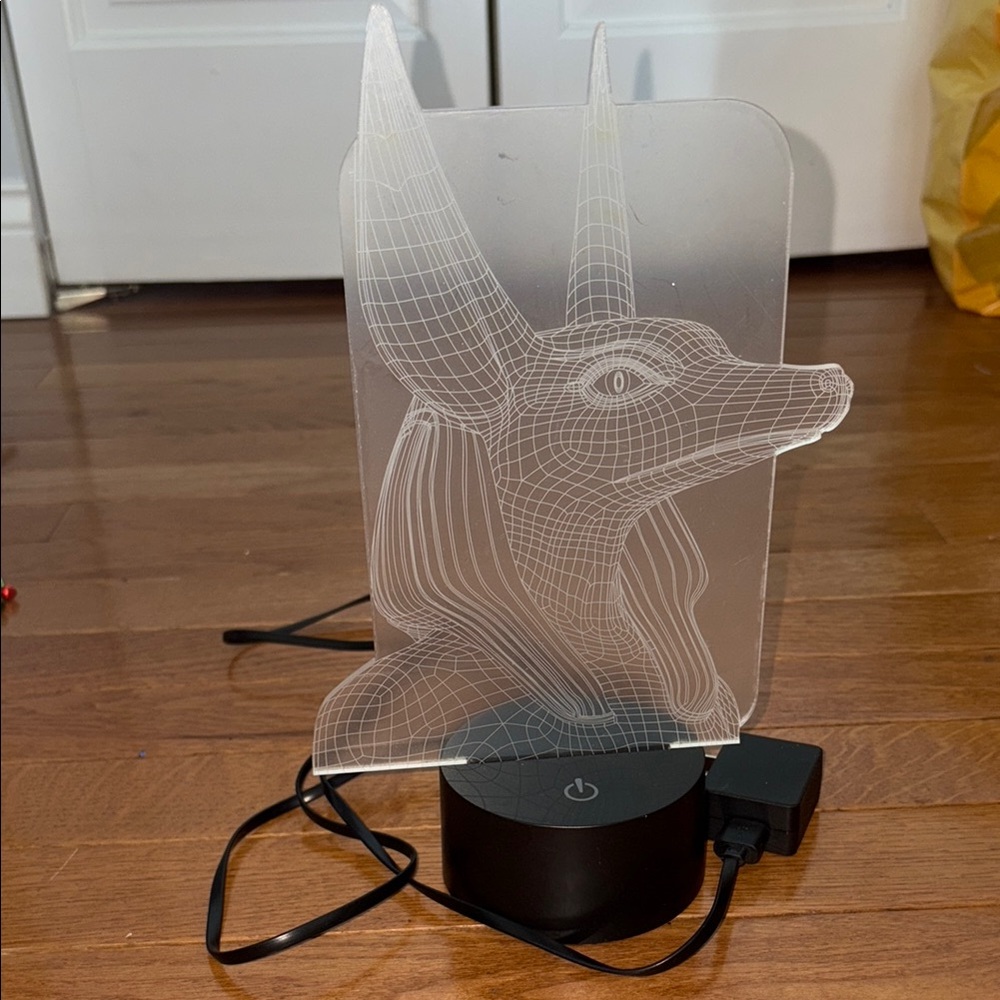 3D Illusion Anubis LED Night Light